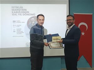 12 MART 2025 - İSTİKLL MARŞI'NIN KABULÜNÜN 104. YILDÖNÜMÜ ETKİNLİĞİ